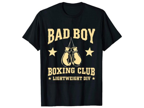 Bad Boy Boxing T-Shirt Design: A Graphic Asset Review