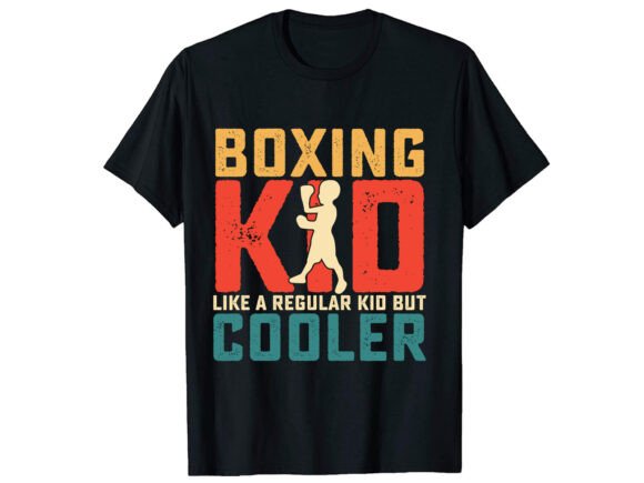 Boxing Kid Like a T-Shirt Design: Graphics for Real Crafters