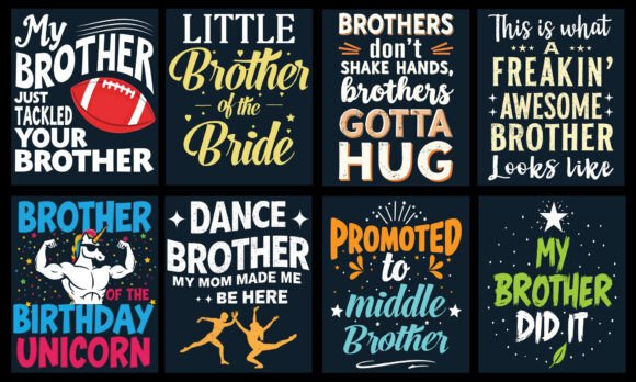Brother T-Shirt Design Bundle: A Review of Graphics for Sellers