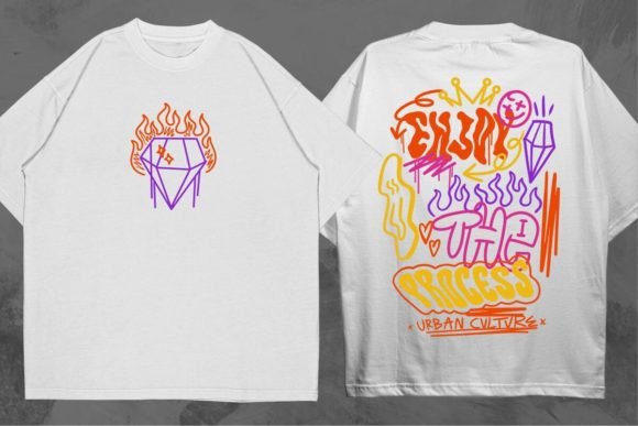 Graffiti Urban Quote T-shirt Design Graphics for Bold T-Shirt Designs
