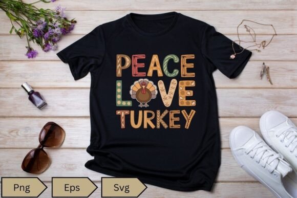 Peace Love Turkey Little Pilgrim Shirt Graphics Review