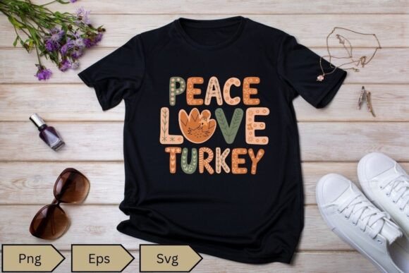 Peace Love Turkey Thanksgiving Womens Review