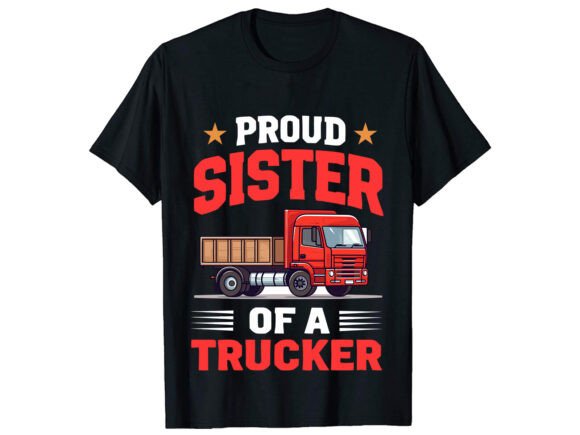 Proud Sister T-Shirt Design Graphics for Bold Branding