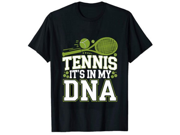 Tennis T-Shirt Design: Premium Graphics for Handmade Creators